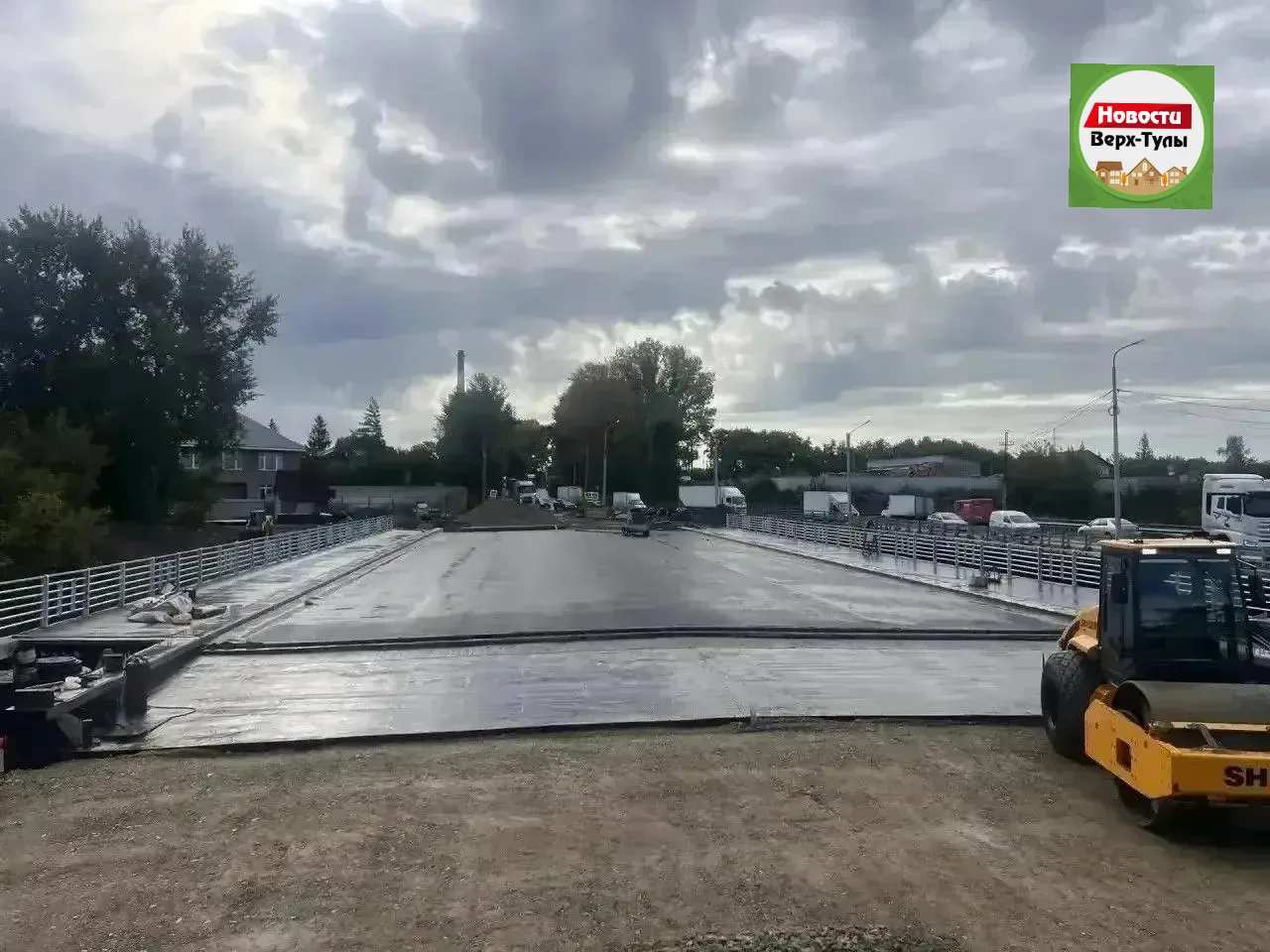 🚧 Сегодня мэр Новосибирска Максим Кудрявцев лично проверит мост через реку Тулу на Пет...