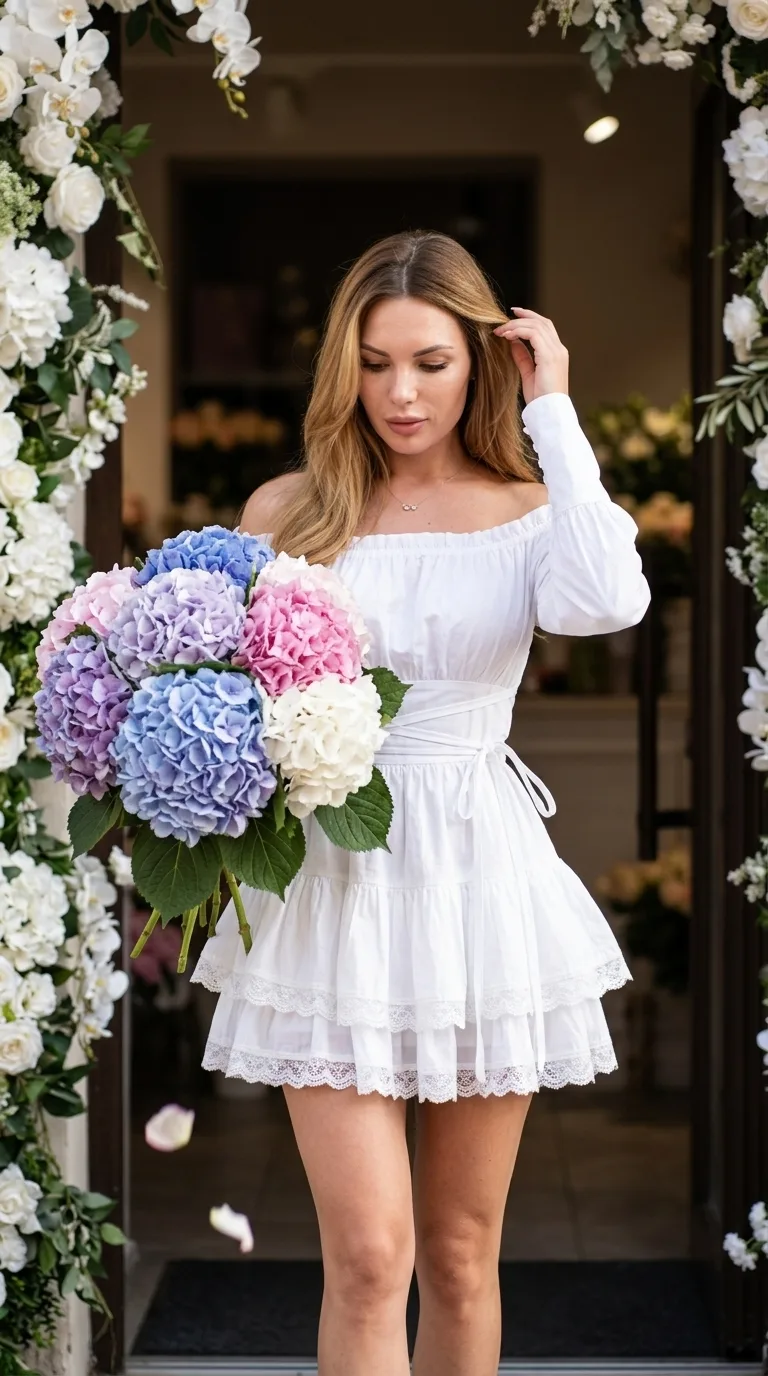 💐 У входа в цветочный бутик
