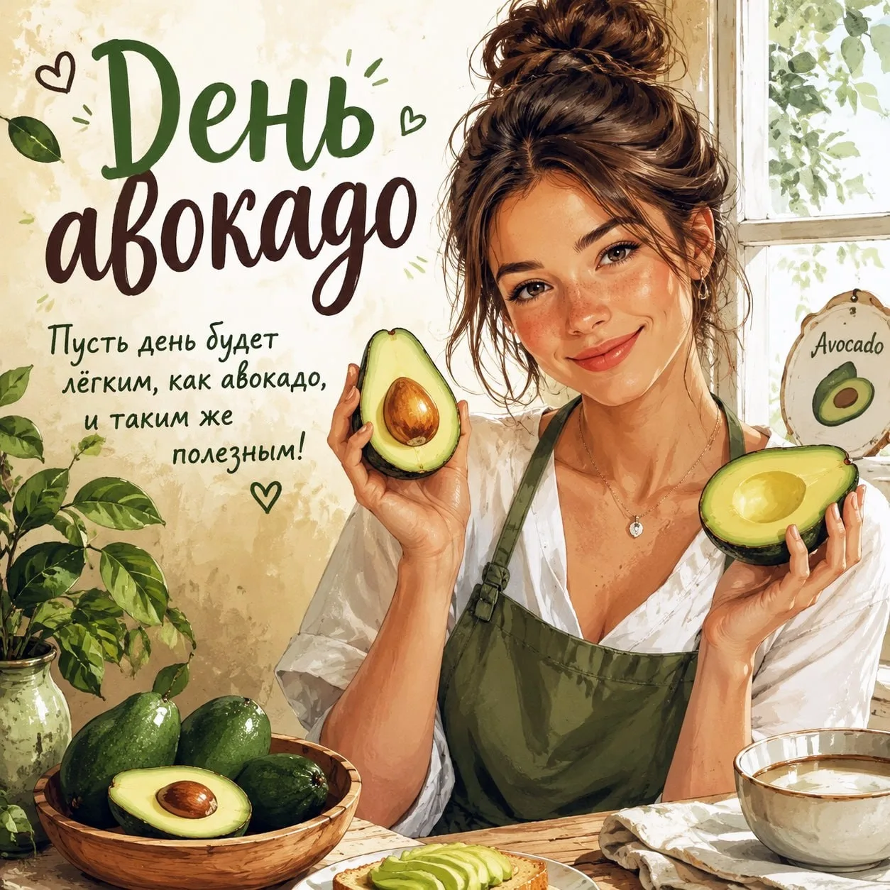 🥑💚 31 июля — День авокадо 💚🥑

Сегодня отмечается вкусный и необычный гастрономический праздник —