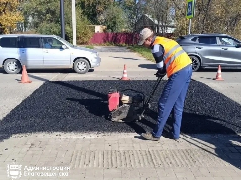 🚧В Благовещенске оборудуют два новых «лежачих полицейских»