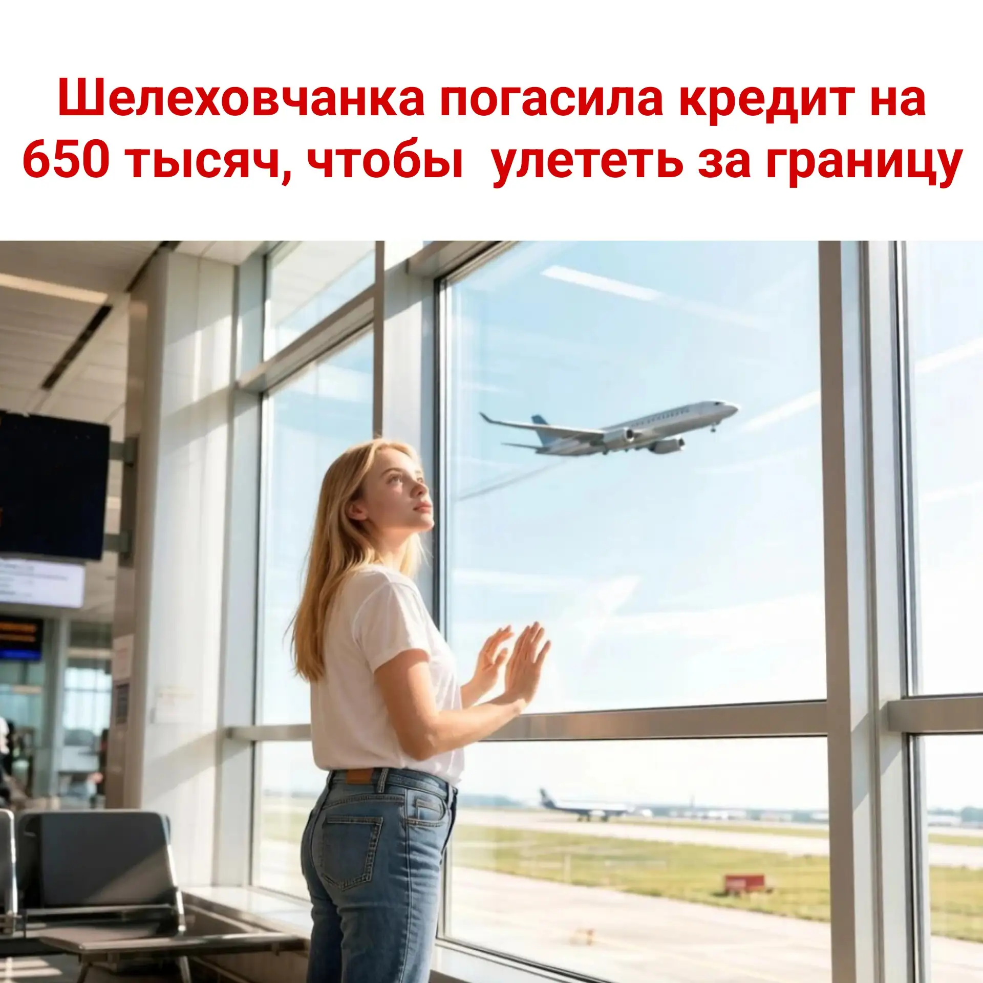💸 Шелеховчанка погасила кредит на 650 тысяч, чтобы ✈️ улететь за границу
