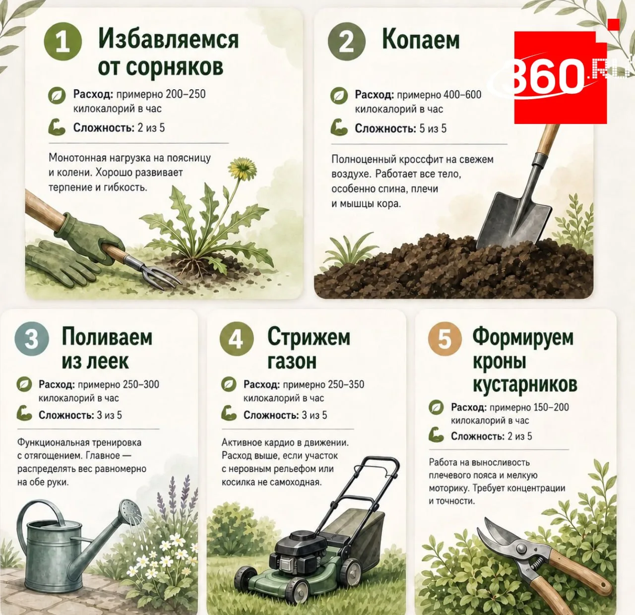 Докопаться до стройности. Узнали, может ли огород заменить спортзал.