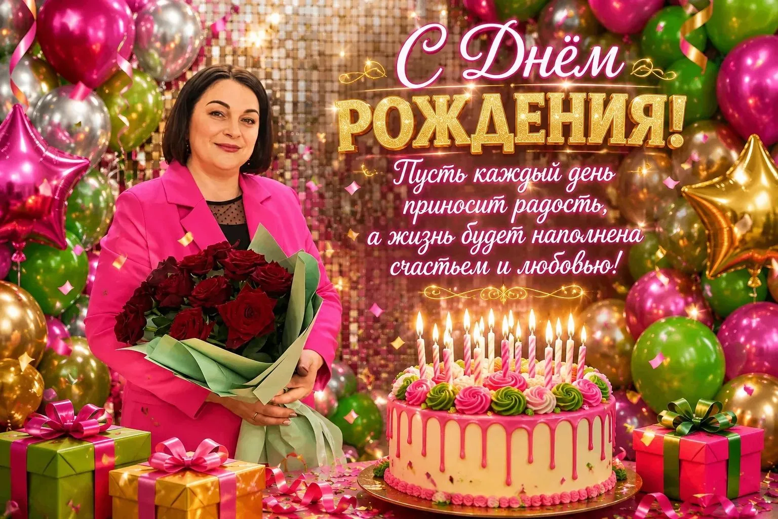 📢❤️Сегодня 🎂С ДНЁМ РОЖДЕНИЯ мы поздравляем заведующего детского сада № 28  "Колосок" г. Ессентуки.