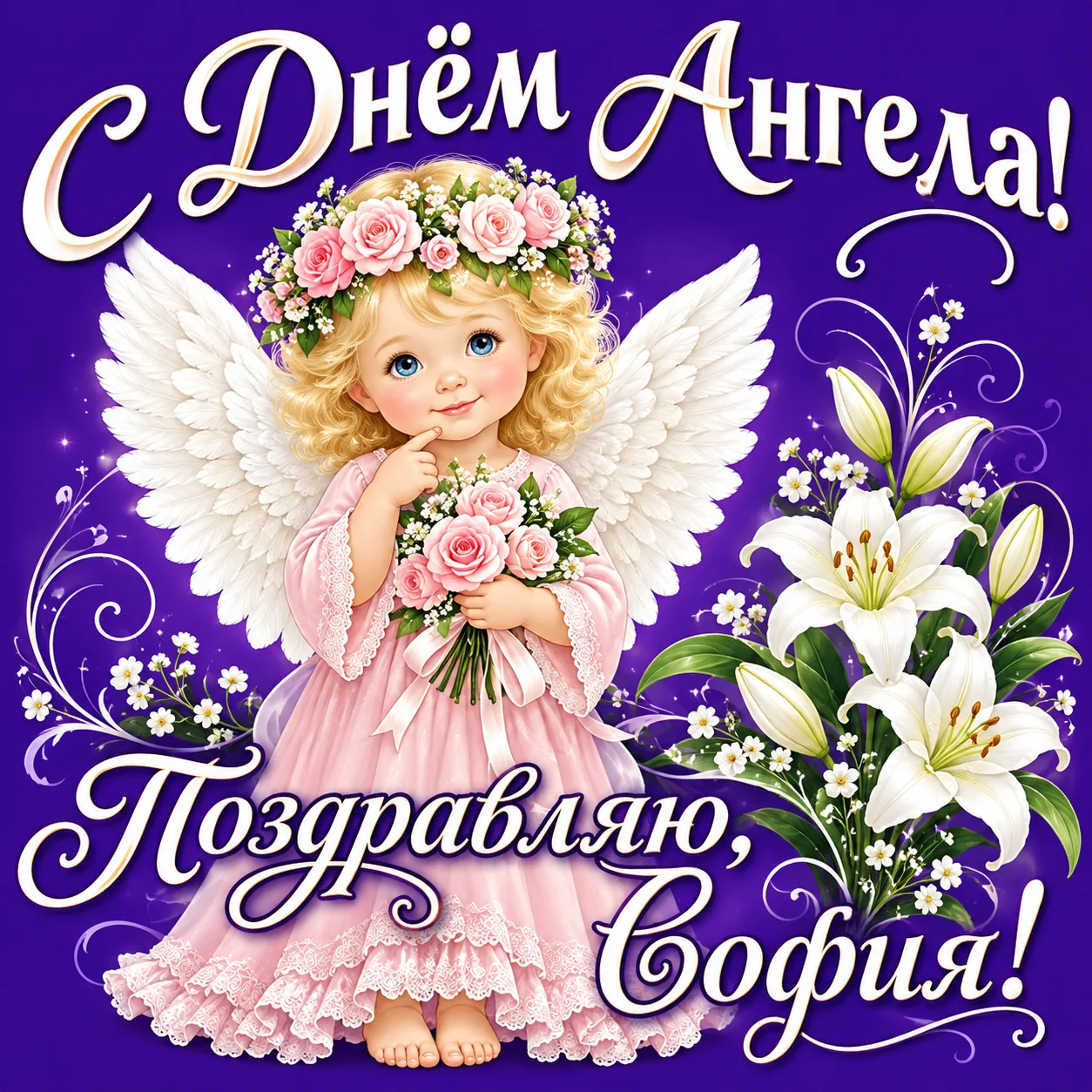 С именинами, София! 🌹