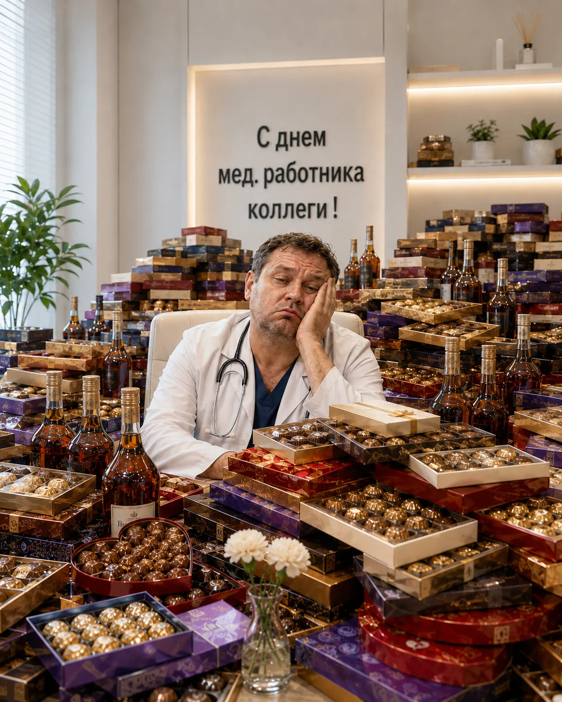 Знаете... Бывает такое состояние. Когда ты... заболел. И тебе плохо. Ты ходишь по квартире, тебе как