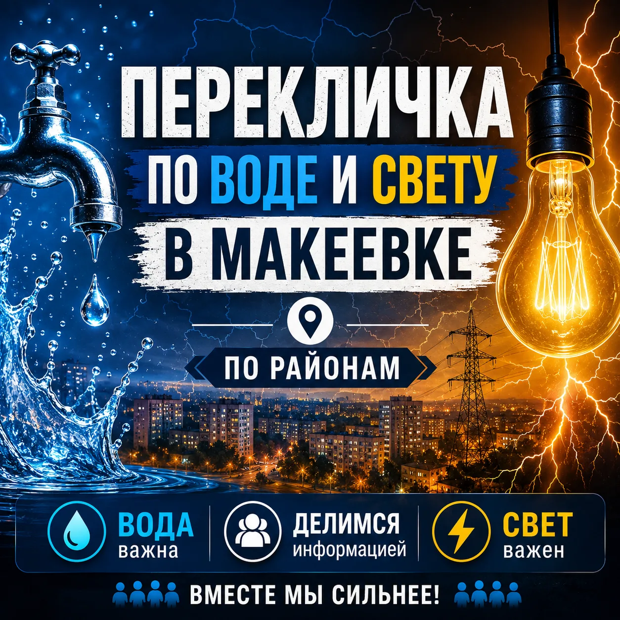 ⚠️ ПЕРЕКЛИЧКА ПО ВОДЕ И СВЕТУ.