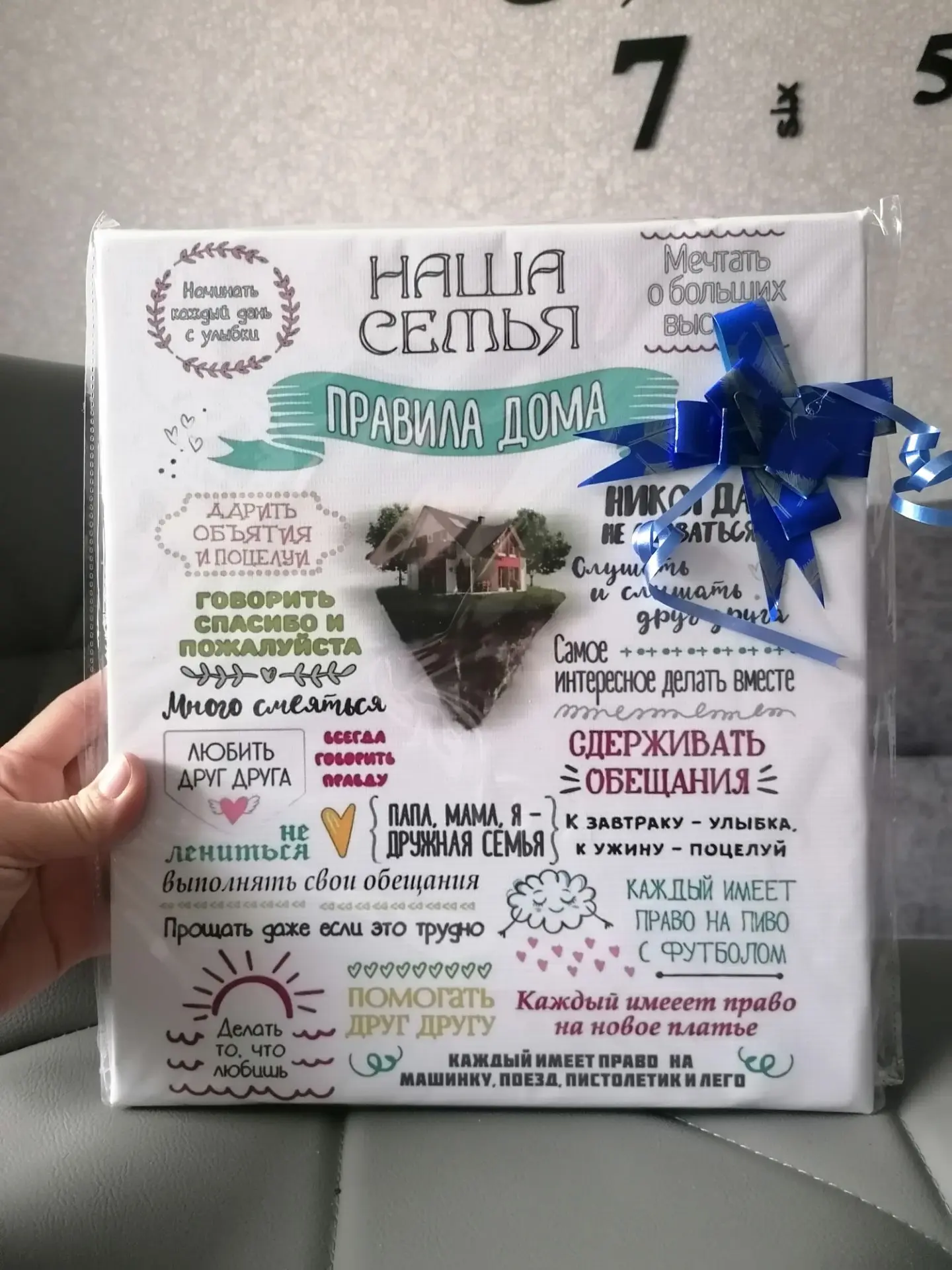 Картина-постер!Правила дома! Можете приобрести как для себя и так же для подарка! И так...