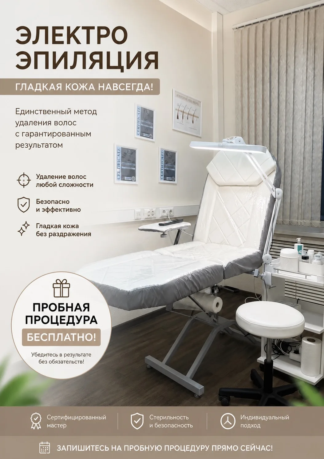 Всегда гладкая кожа без бритв? Легко!