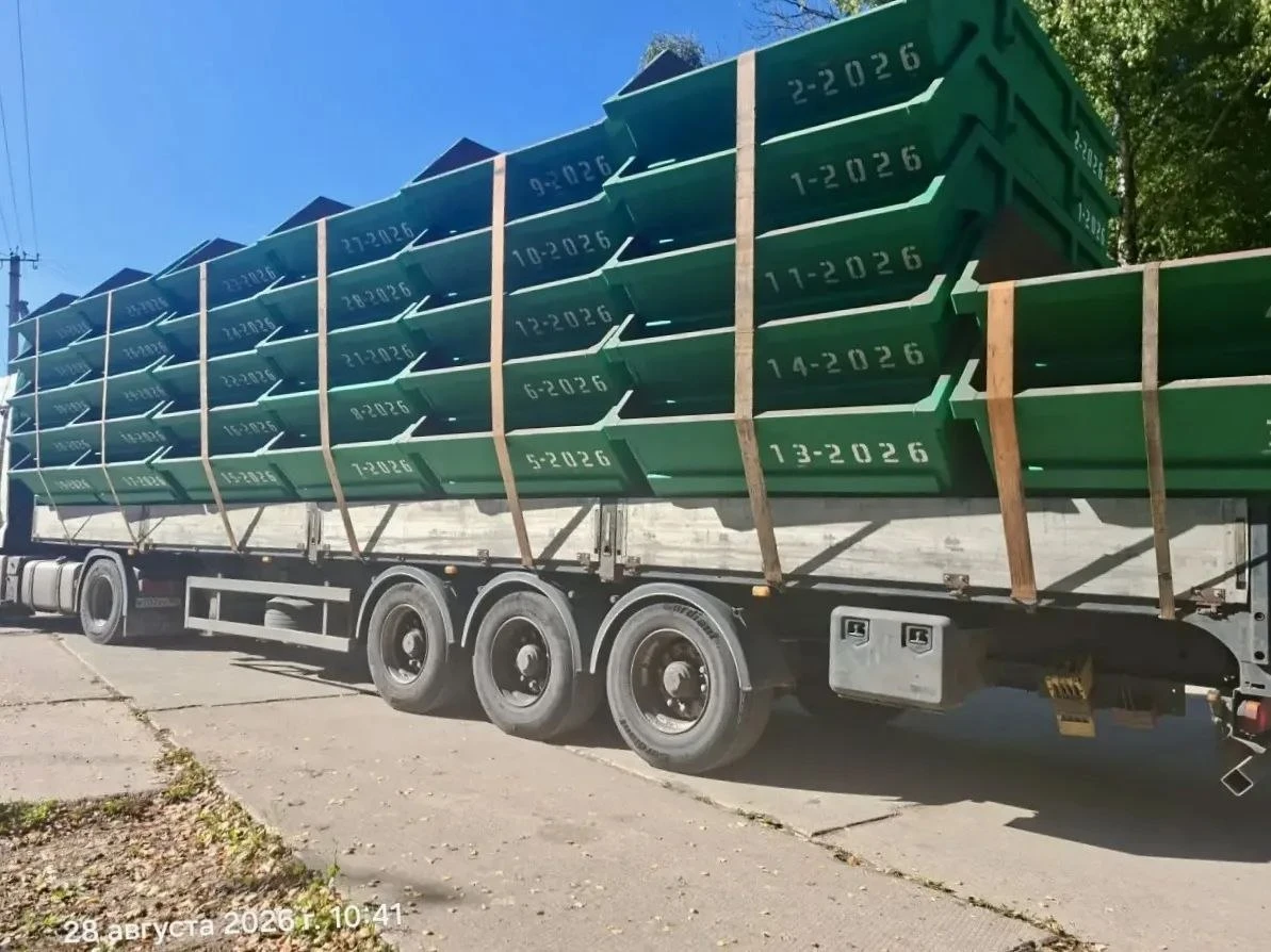 Для города приобретены новые контейнеры ♻️ для сбора отходов: 250 штук объёмом 1,1 куб....