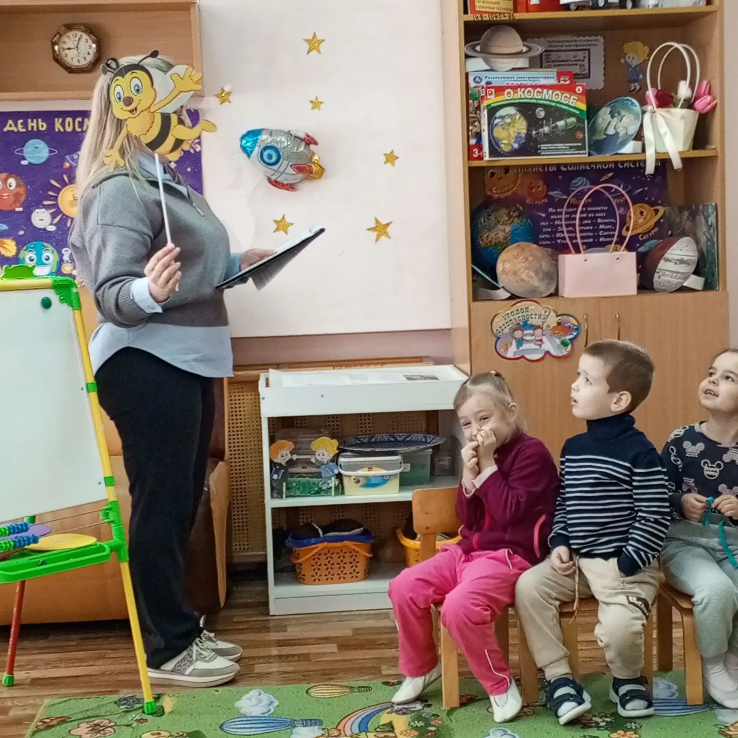 Открытое мероприятие в группе №1. "На лесной полянке"