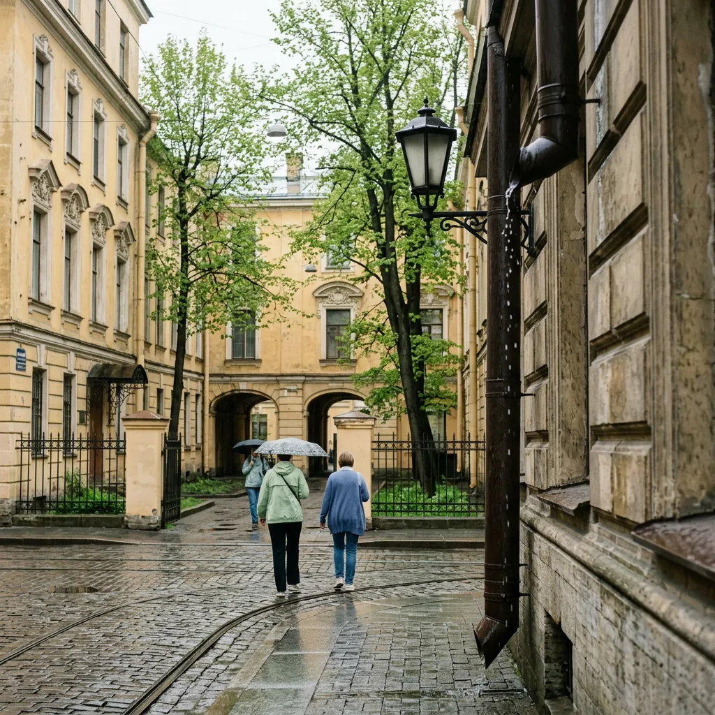 🌧️ Воскресенье в Петербурге: дождливо