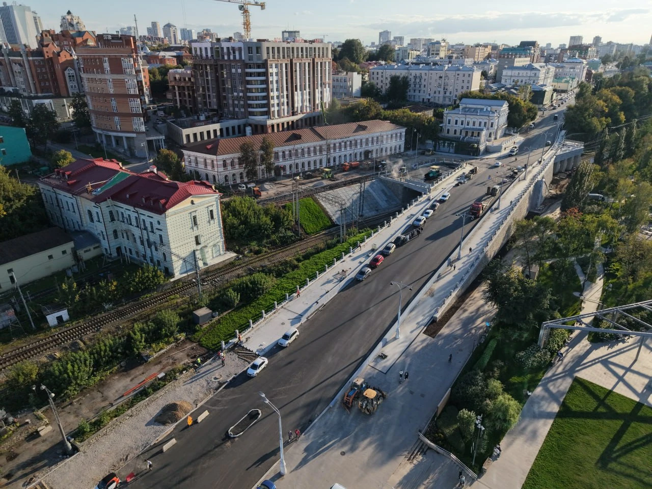 В Перми полностью открыли движение по путепроводу на Монастырской