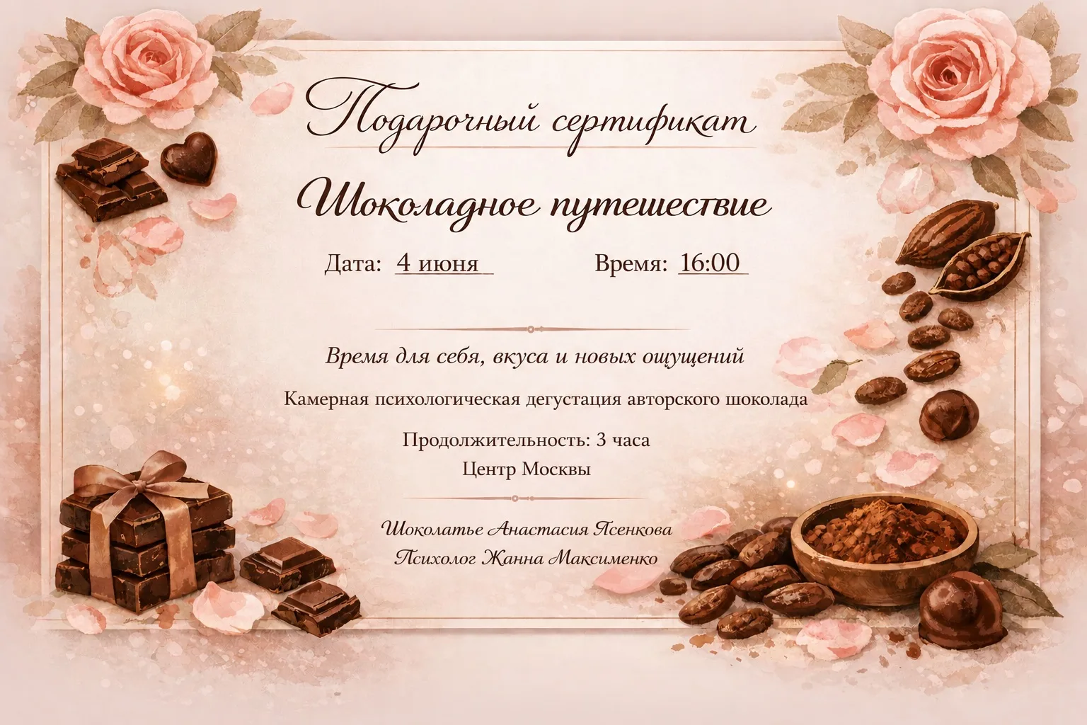 Уже завтра встречаемся на летнем Шоколадном путешествии☺️