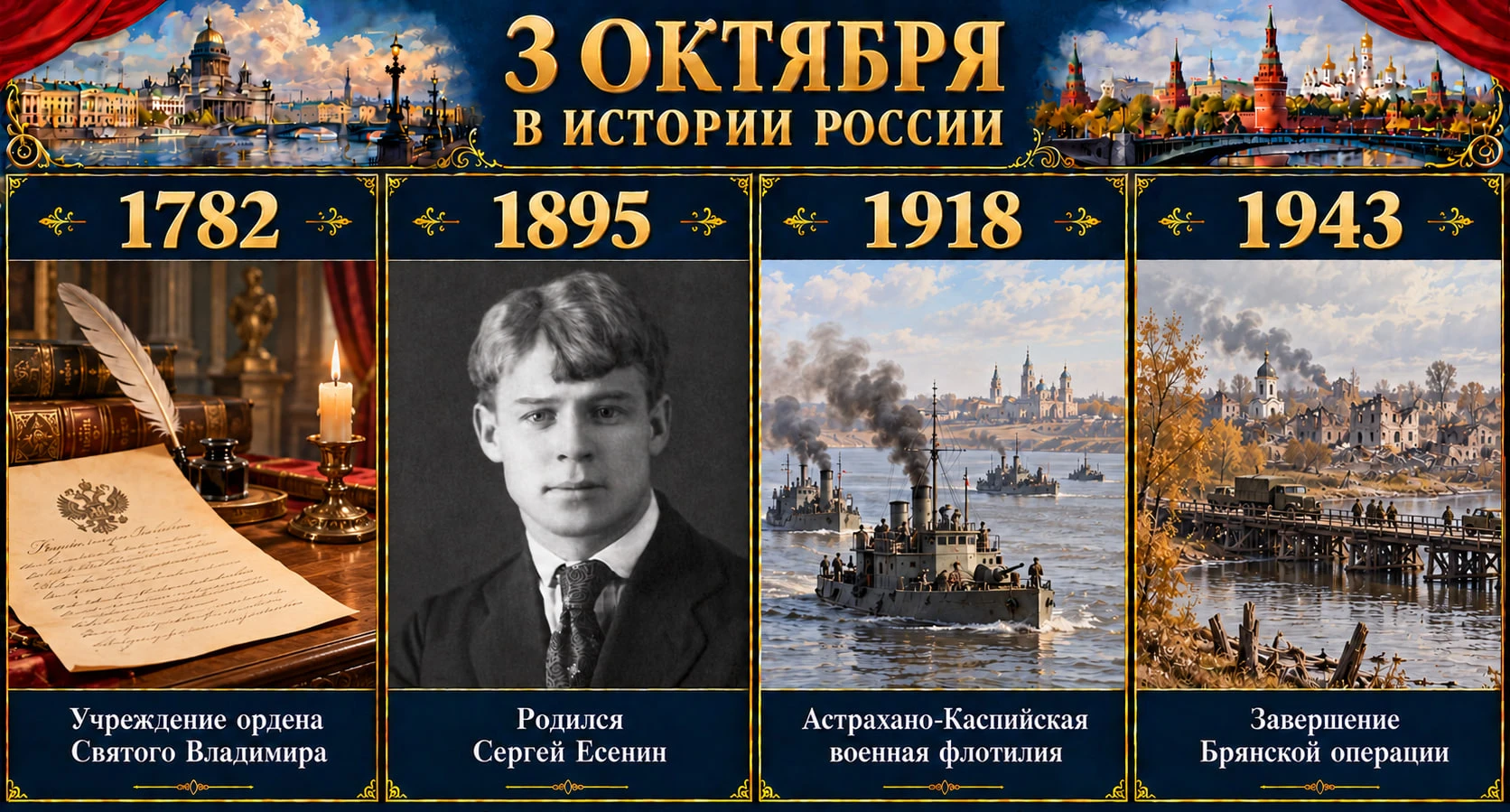 📜 3 октября в истории России