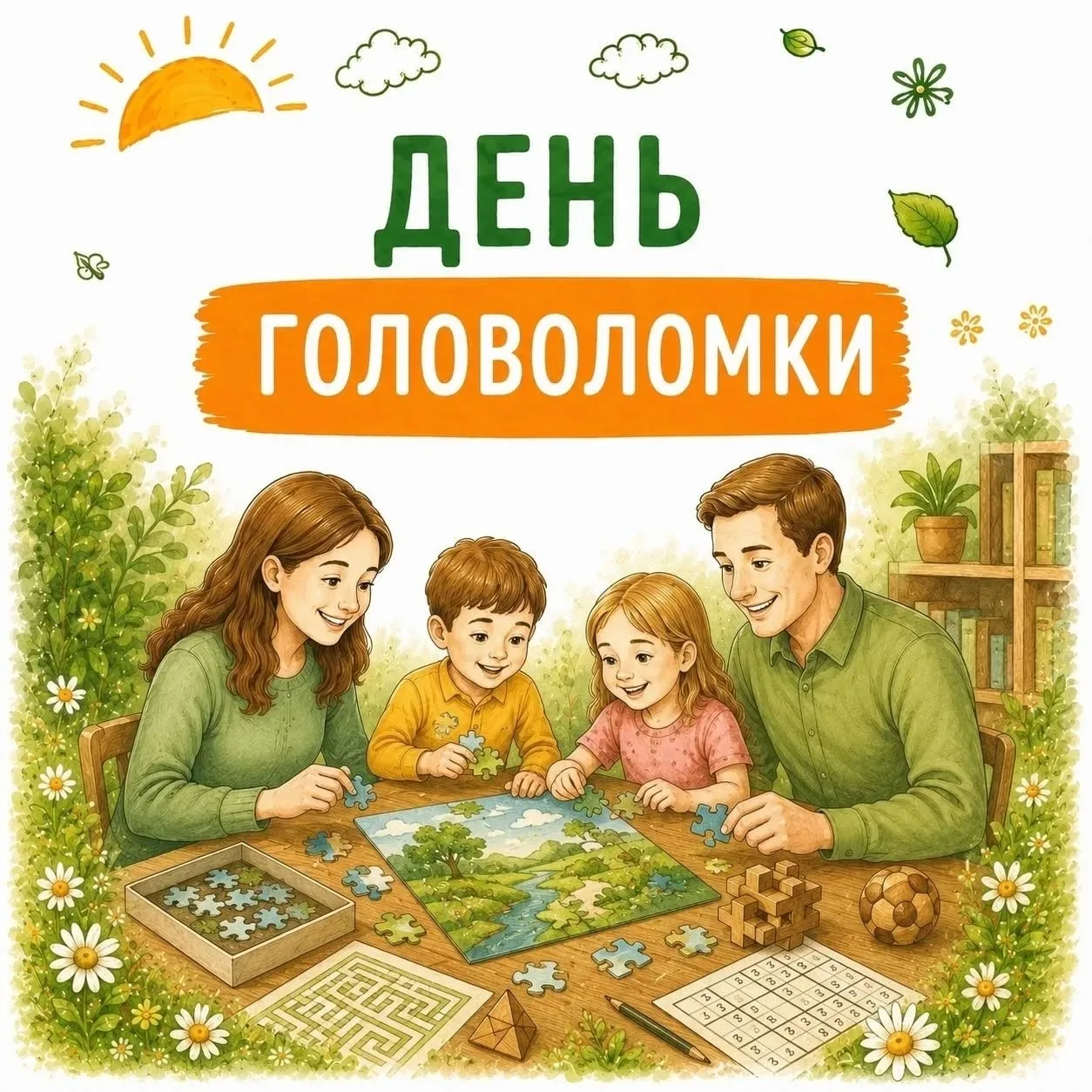 Международный день головоломки празднуется 13 июля в честь дня рождения Эрнё Рубика, создателя знаме