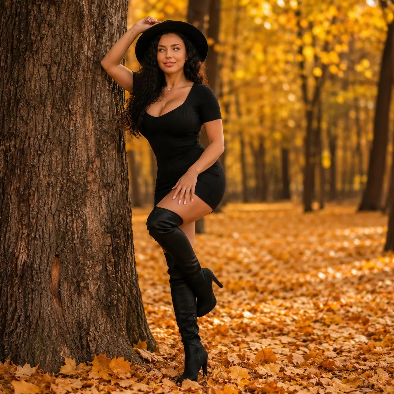 🍂 Осенний кинопортрет в рост