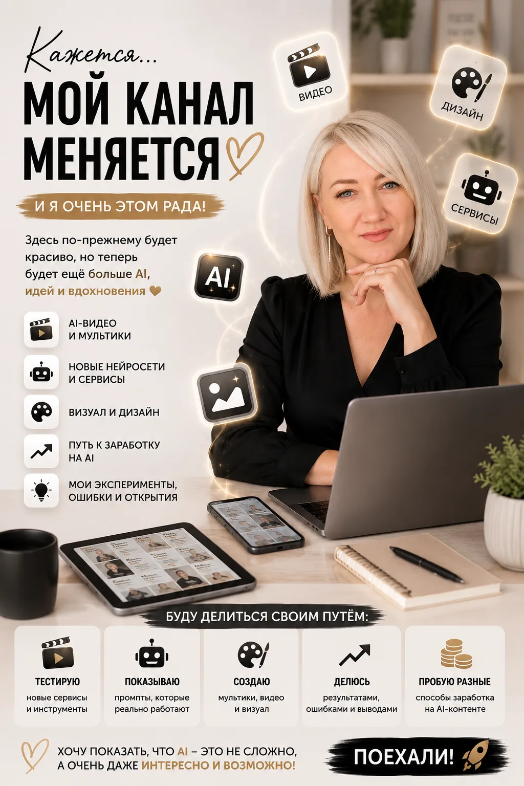 ✨ Кажется, мой канал начинает меняться...