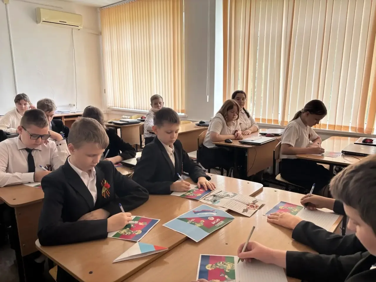 📝В рамках краевой акции «Письмо солдату» ✉️, приуроченной к празднованию 81-й годовщины Дня Победы, 