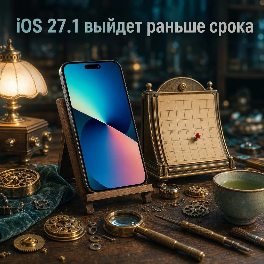 iOS 27.1 выйдет раньше обычного