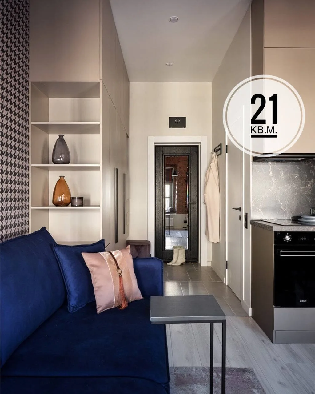 А вы бы смогли жить на 21 м²? 😱
