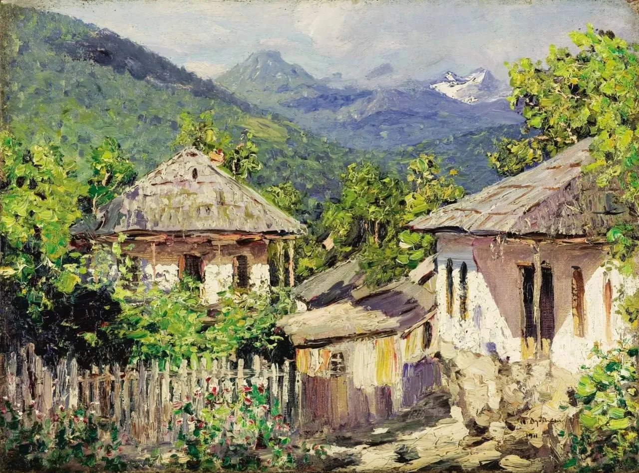 Изображение 1 к публикации «Пейзаж на холсте | Искусство»