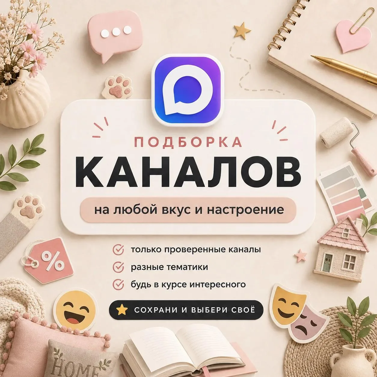 Интересные каналы на разные темы — выбирайте своих фаворитов!