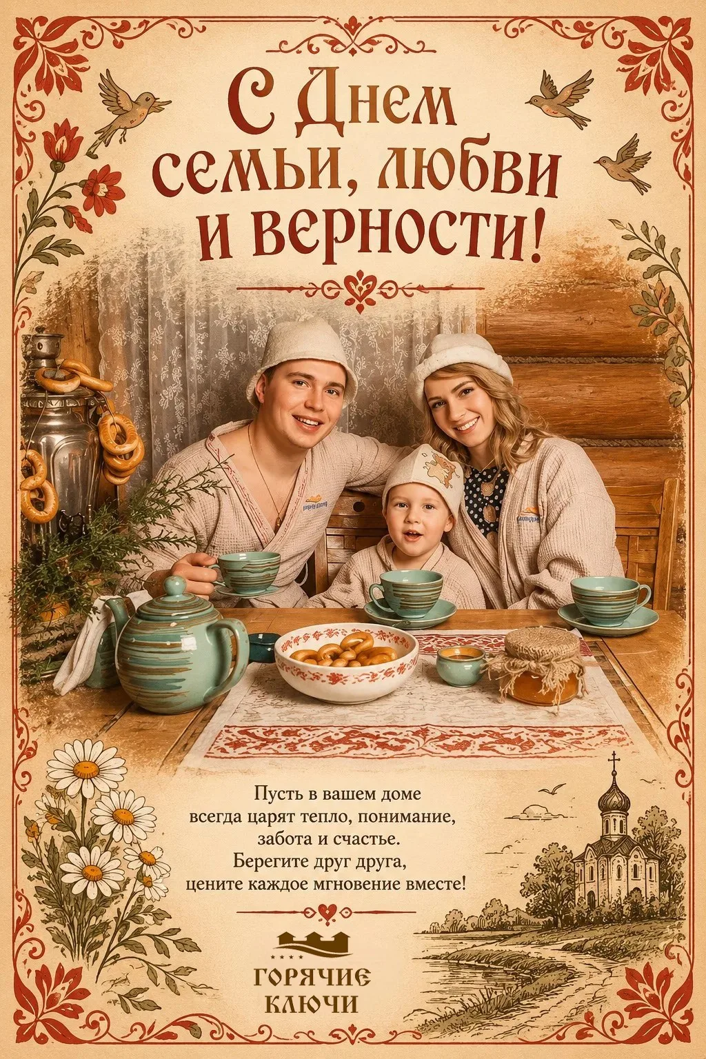 С Днём семьи,
любви и верности!🤍🕊️
Пусть в вашем доме всегда царит тепло, взаимопонимание и душевн