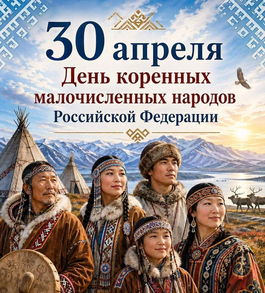 30 апреля — День коренных малочисленных народов России.  Сегодня советник директора по воспитанию пр