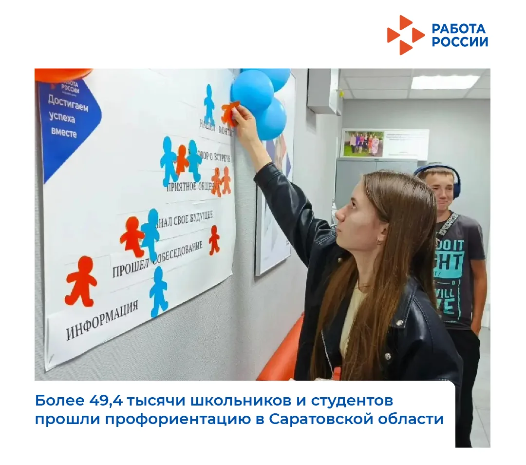 Более 49,4 тысячи школьников и студентов приняли участие в профориентации с начала года