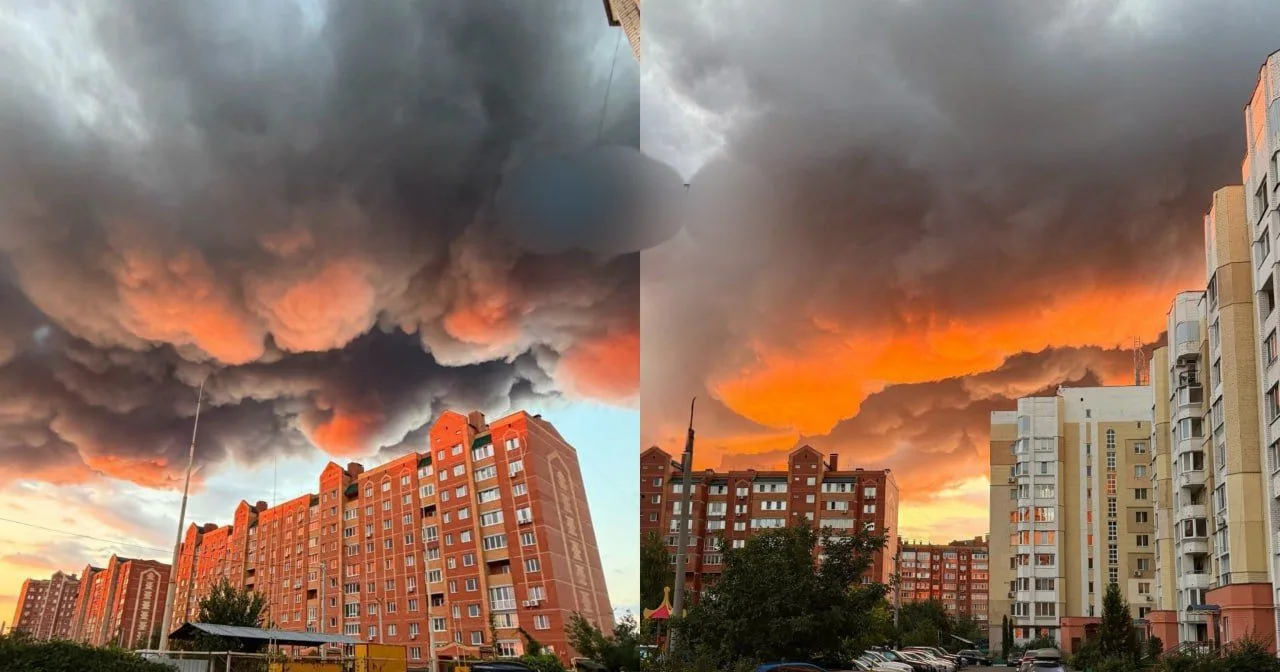 В Киеве что-то очень на красивом.