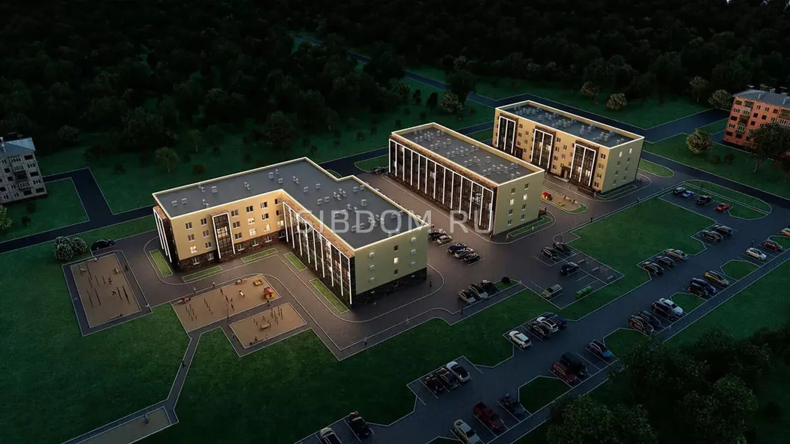 Новый жилой комплекс комфорт-класса находится  в Кировском районе Омска (Старый Кировск)

Это три ки