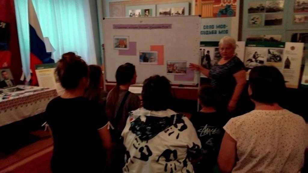 28.07.2026г. в музее истории с. Октябрьское прошла познавательная беседа ко Дню Крещения Руси «Стран