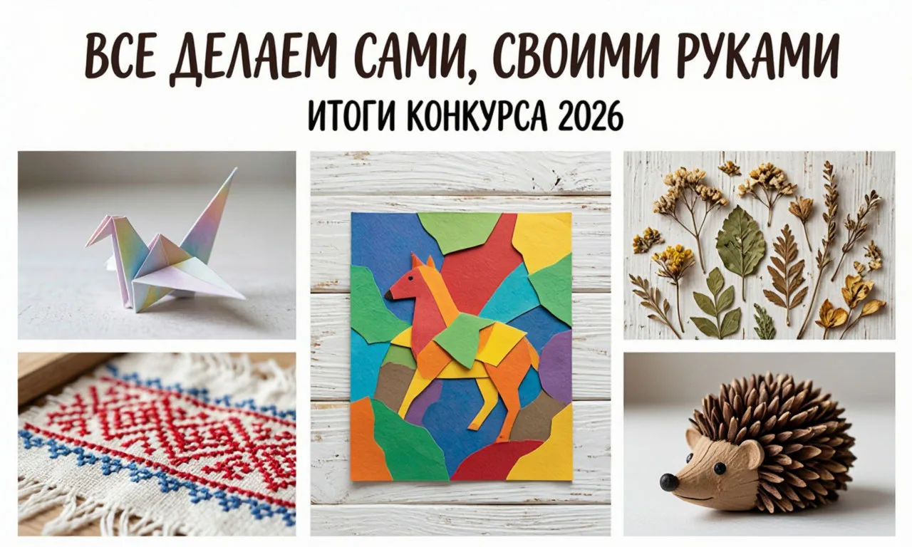 🏆 Подведены итоги конкурса «Все делаем сами, своими руками!»