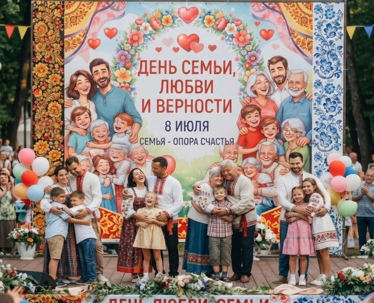Сегодня, 8 июля, мы отмечаем прекрасный праздник, который напоминает нам о самом главно...