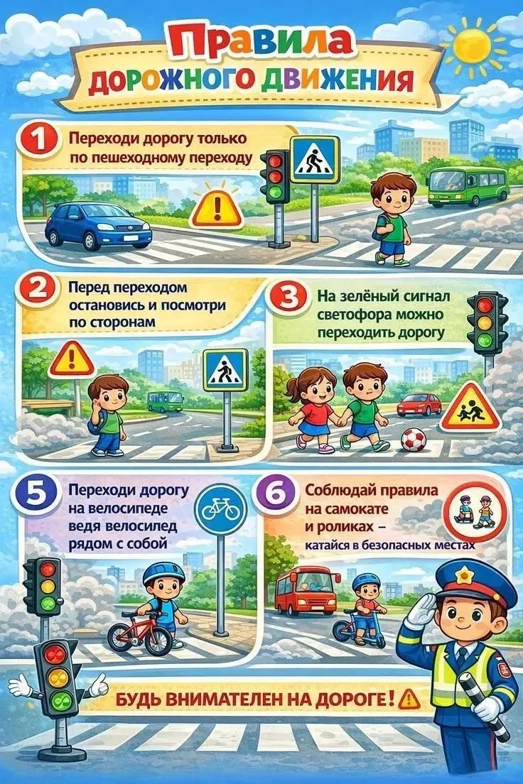 Правила дорожного движения ❗
