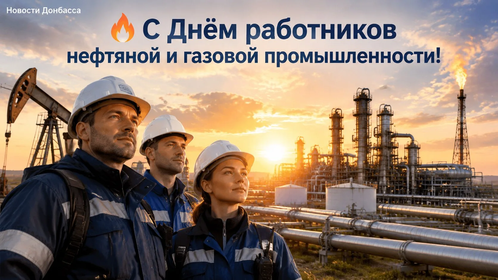 🔥 С Днём работников нефтяной и газовой промышленности!