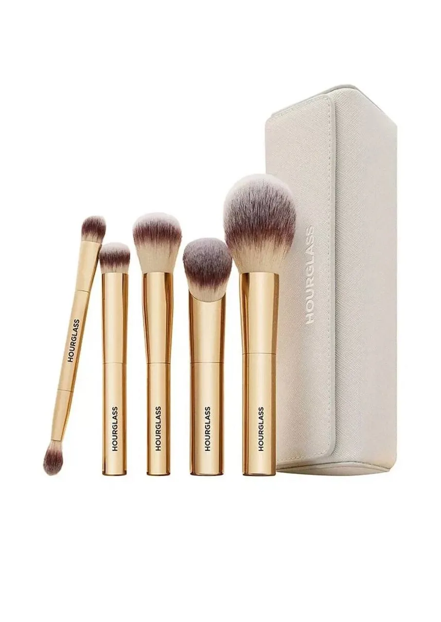 🎀 Набор кистей для макияжа Hourglass Face and Eye Travel Brush Set в удобном футляре для хранения🔥