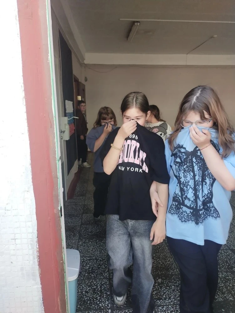 Вчера в пришкольном лагере прошла учебная эвакуация, которая показала высокий уровень подготовки дет