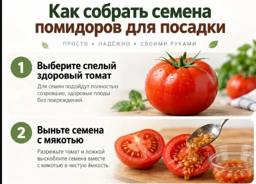 Собираем семена для посадки