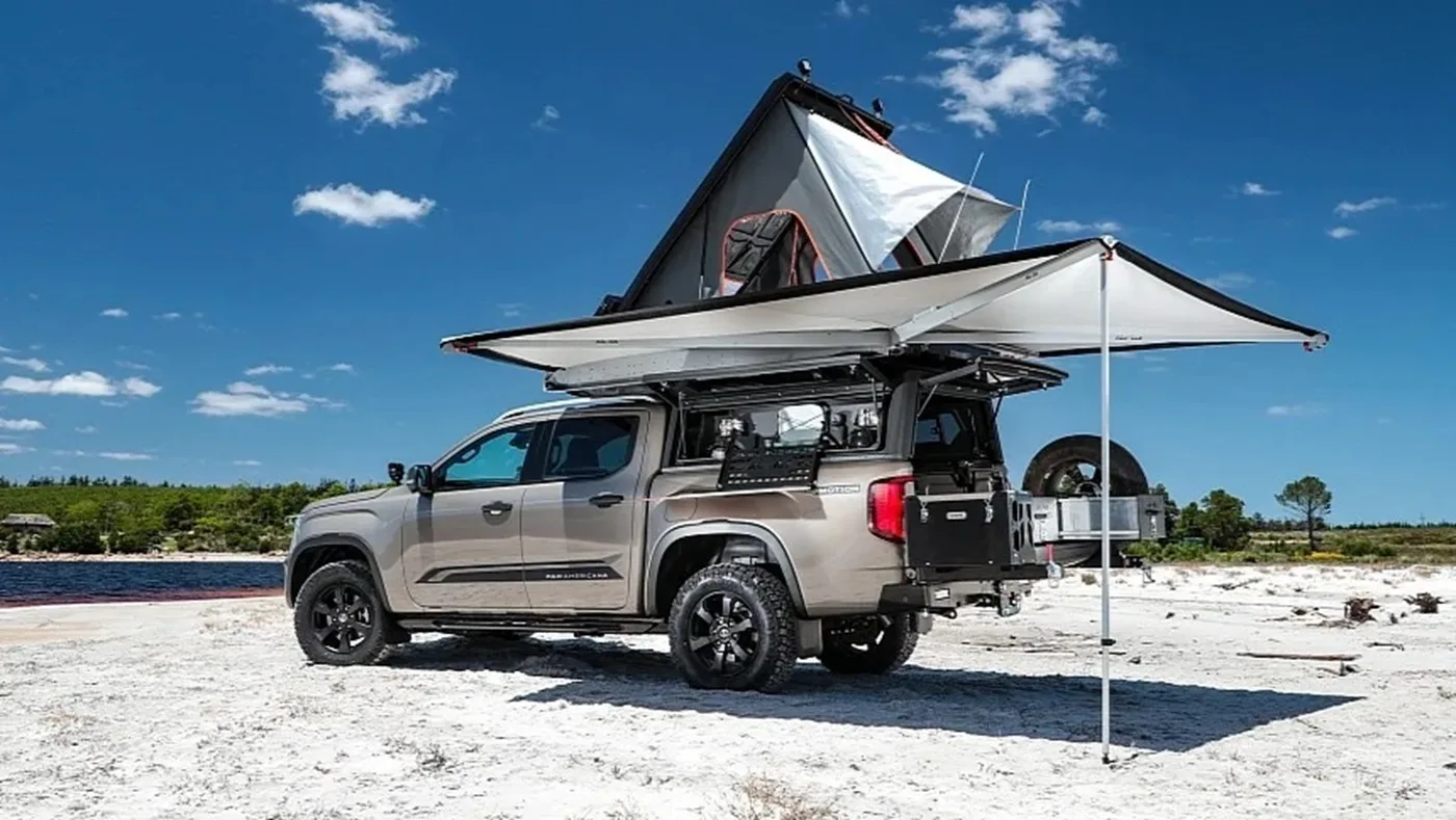 Volkswagen Amarok PanAmericana: Пикап с выдвижной палаткой и кунгом для автономных экспедиций — цена