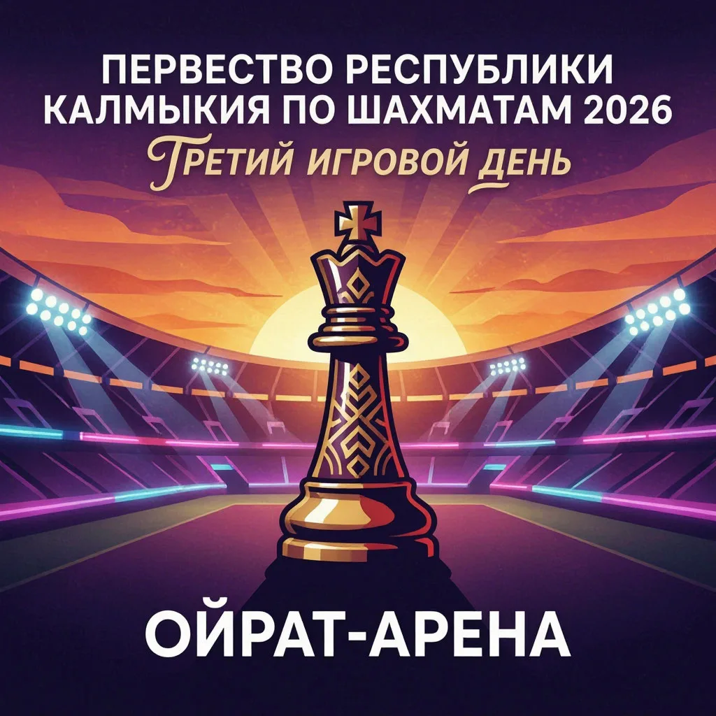 3 игровой день Первенства Республики Калмыкия по шахматам 2026.