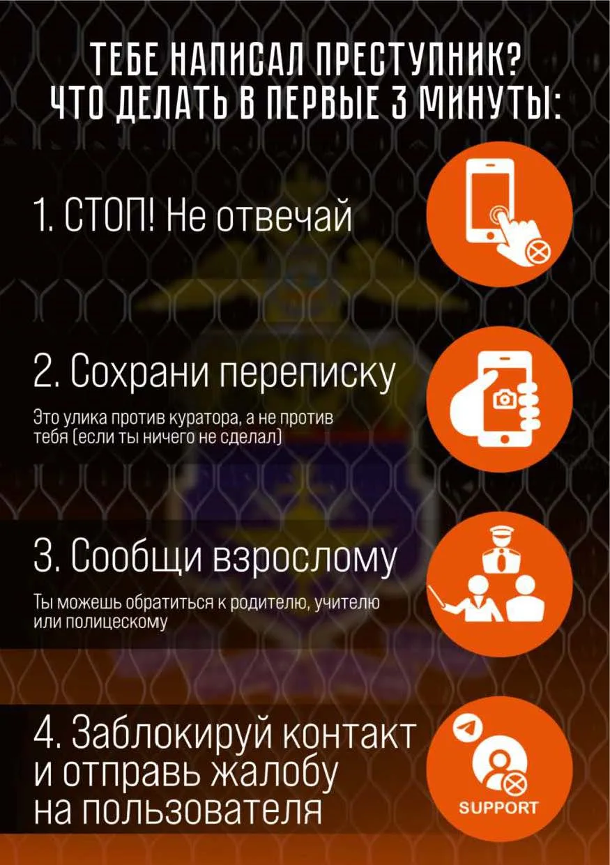 В целях профилактики вовлечения несовершеннолетних в совершение преступлений посредством сети Интерн