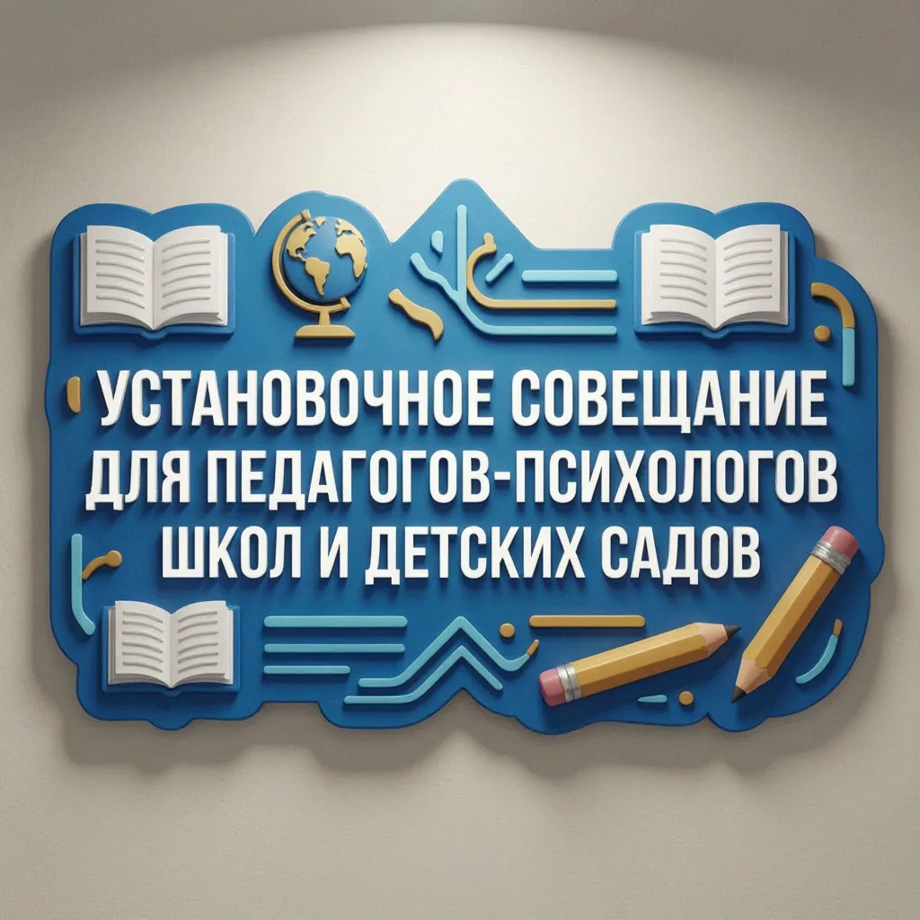 Сегодня, 3 сентября 2026 г. состоится установочное совещание для педагогов-психологов ш...