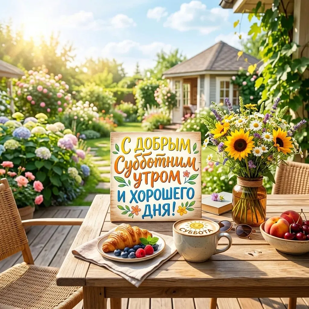 🌤️ Доброе субботнее утро, наши подписчики! 🌤️

Пусть этот выходной подарит вам:
🎈 Море смеха и ве