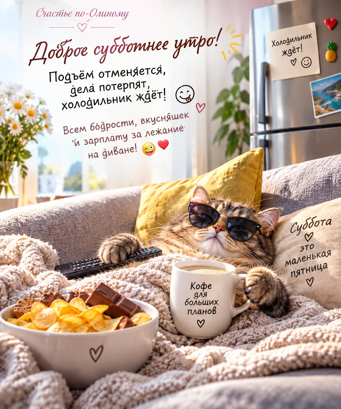 Доброе субботнее утро, мои дорогие❤️!