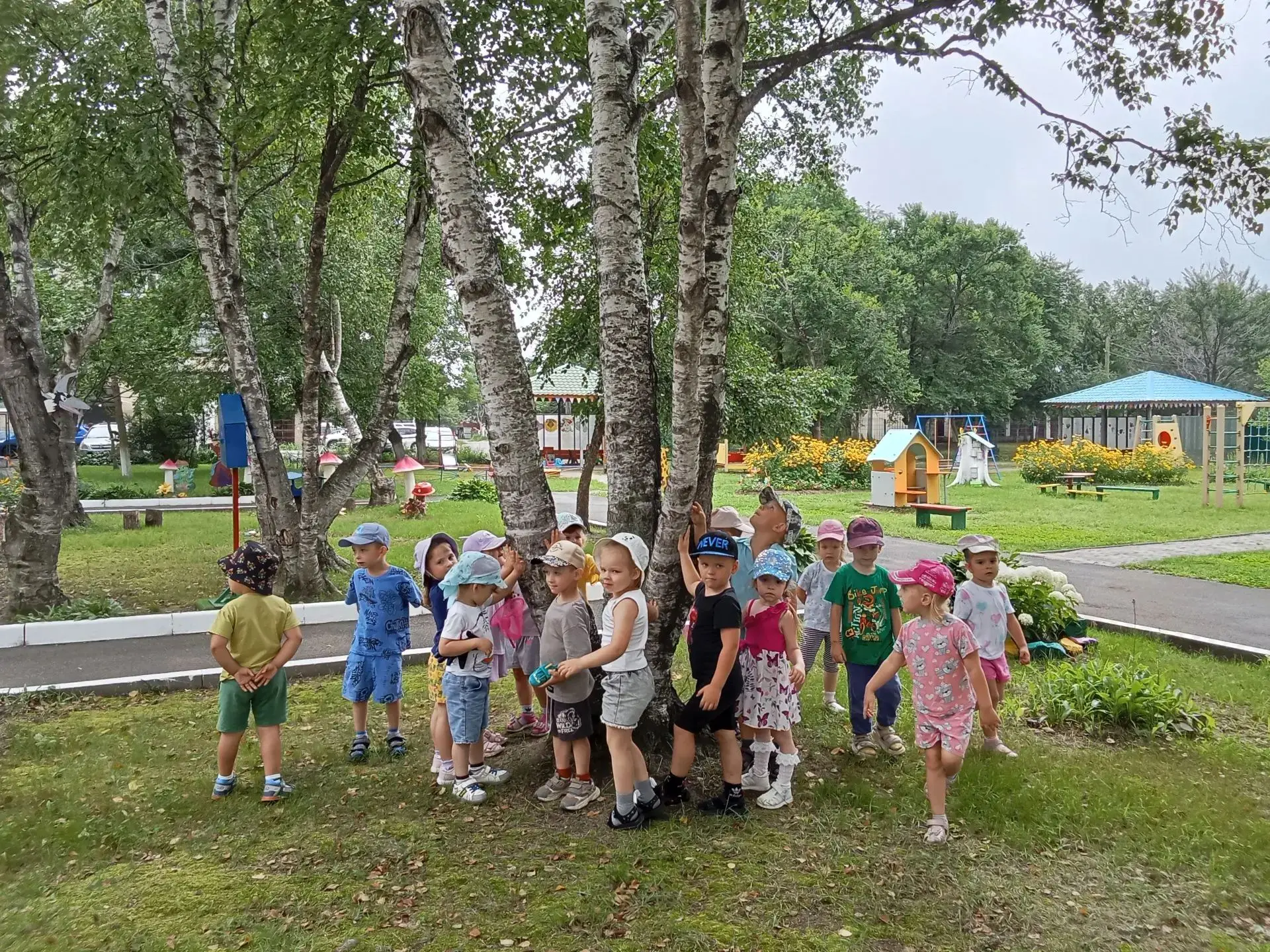 Сегодня наши ребята средней группы №5 окунулись в настоящее приключение! Сначала мы гуляли и узнавал