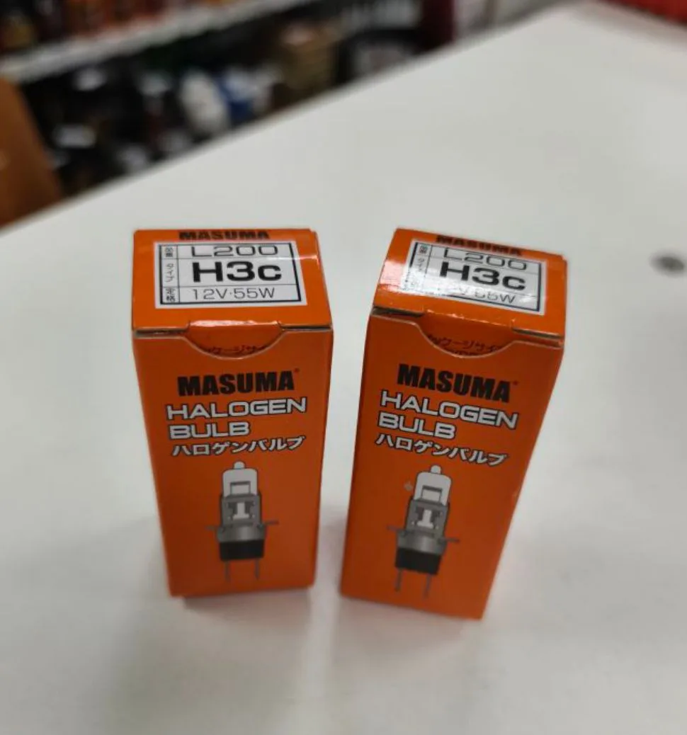 Поступление. Лампочки галогеновые h3c masuma.