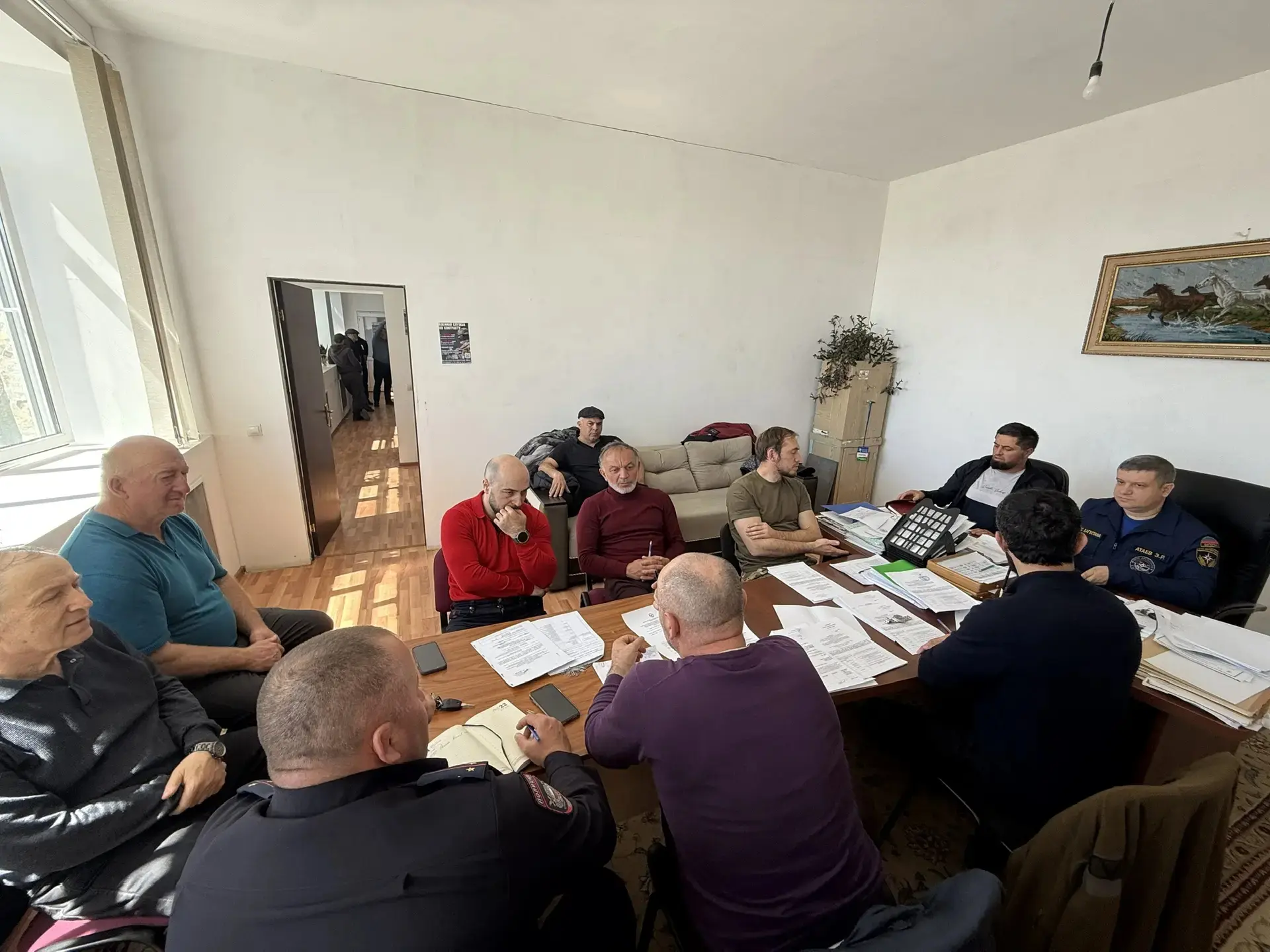 По поручению Министра МЧС Дагестана Наримана Казимагамедова, заместитель министра Эльдар Атаев посет
