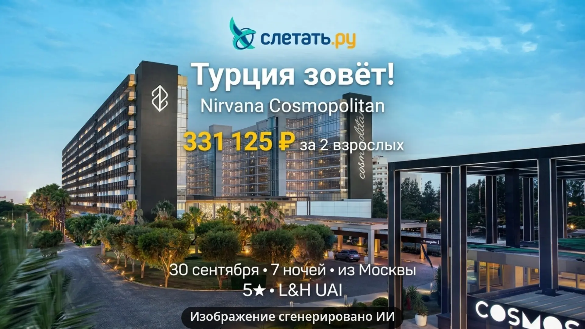 🌴 Врываемся в бархатный сезон с эксклюзивным предложением! Отправляйтесь в роскошную А...