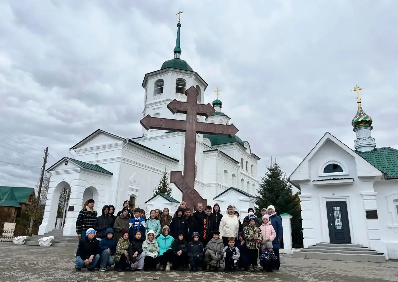 📣Посетили монастырь школьники района